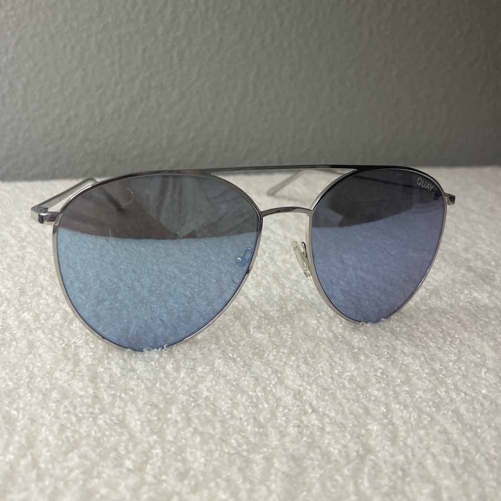 Blue/Silver Quay Sunglasses